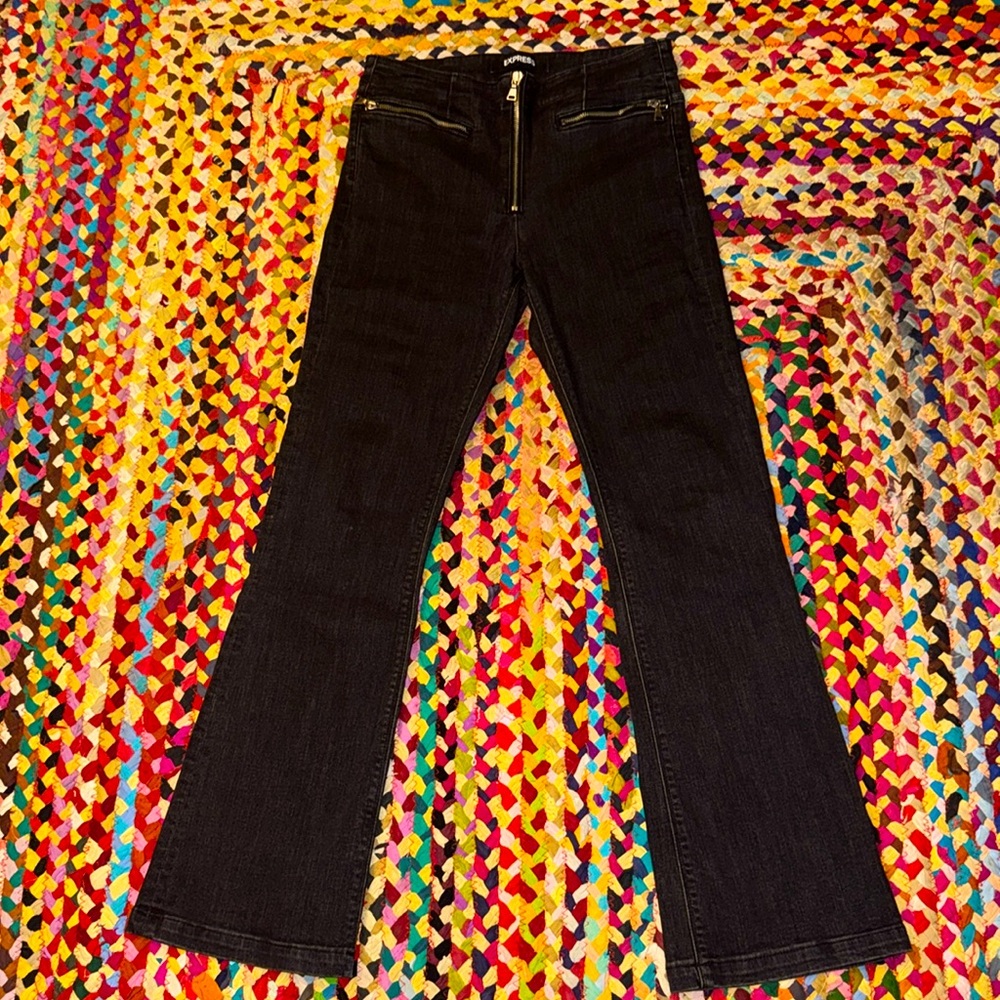 Awesome High Rise Boot Cut Express Jeans